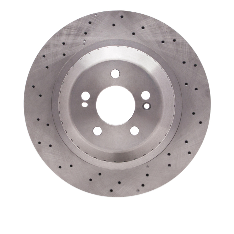 Mercedes-Benz S400 Brake Rotor (1) - Rear - R1 Concepts - Drilled - `14-`21